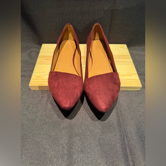 Cato Wine Color Women’s Flats. Size 10. - Picture 1 of 16